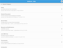 Tablet Screenshot of dmzforum.smffy.com
